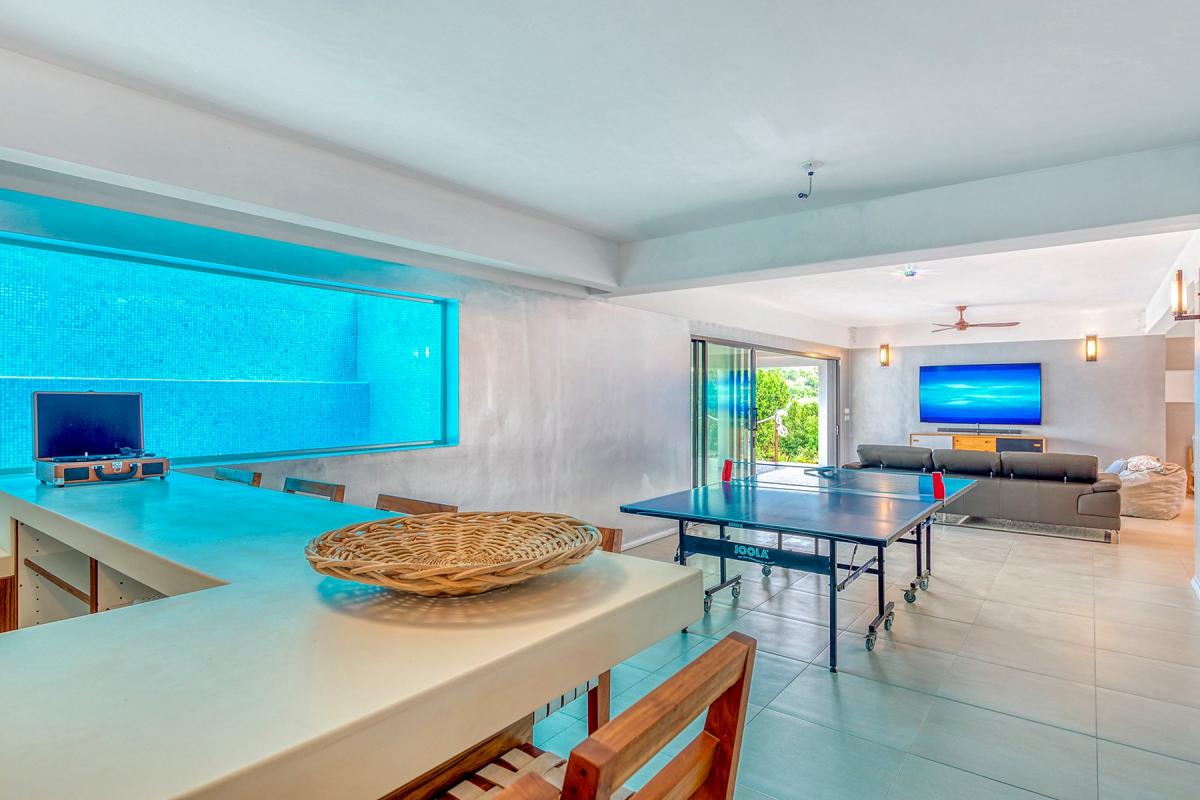 St Martin luxury villa rental - Table tennis